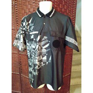 Vintage Umbro Soccer jersey All Over Print Referee 90s Y2K Medium